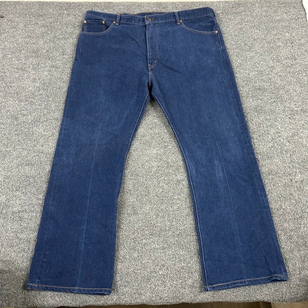 Levi's Jeans Mens Size 44x32 Blue 517 Slim Bootcut Dark Wash Denim Pants